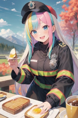 消防士の昼ごはん