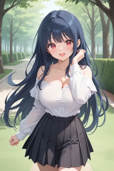 【正木あずさ】休日の公園で