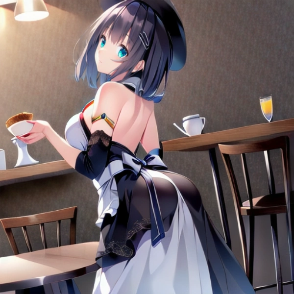 給仕なパッツンちゃん