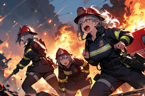 消防士たち
