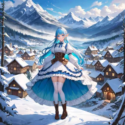 雪の朝