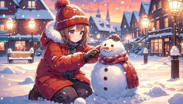 雪の魔法を紡ぐ少女