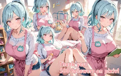 500フォロアー到達、ありがとー！