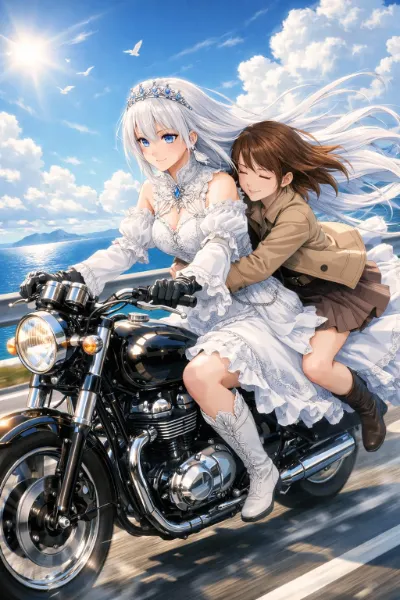 白い花嫁の自由への疾走