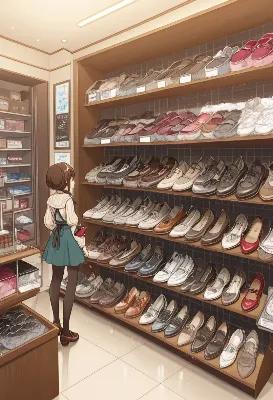 放課後の靴選び ～自分らしい一足～