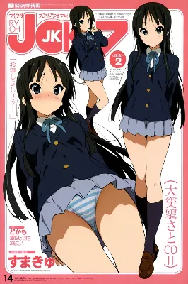 Ｊｋマガジン・秋山澪＆神代マヤ編（今日のぱんつ）