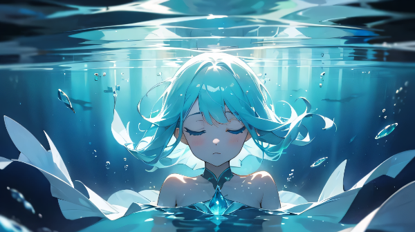 水中少女