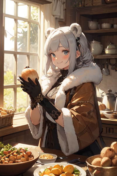 美食の女神さまは美味しいクマ！！