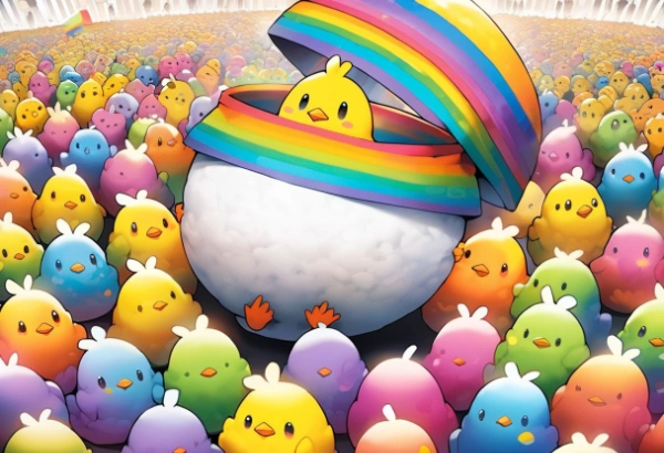 カラーひよこ the レインボー