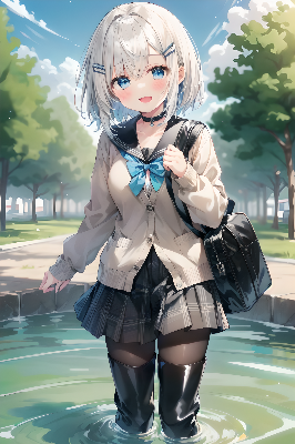水遊び
