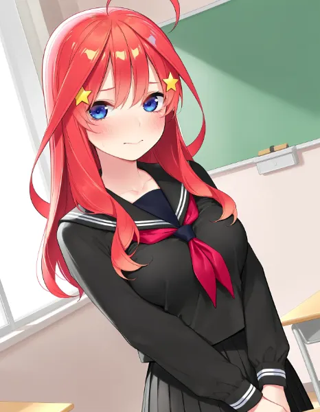 【五等分の花嫁】五つ子ちゃん黒セーラー