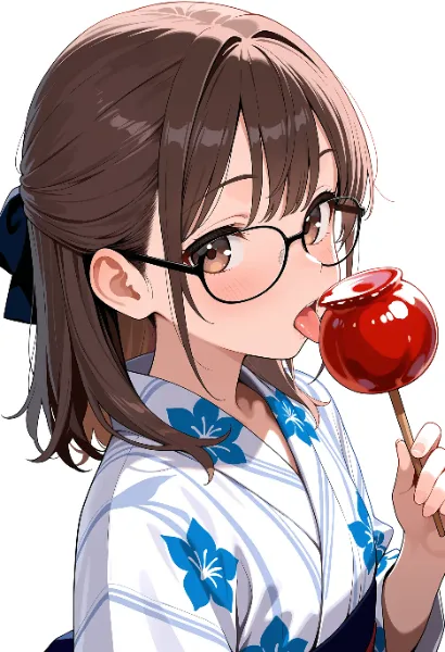 真面目委員長ちゃんとりんご飴