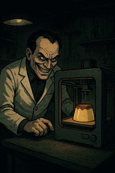 3Dプリントプリン