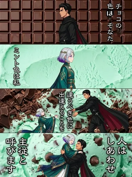 【擬人化】チョコミント主従【替え歌】