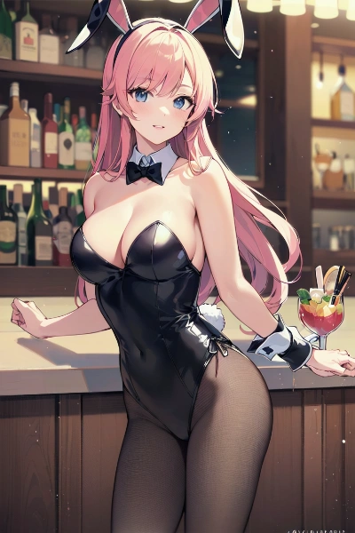 酒場のウサギさん