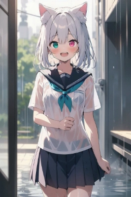 ただいま〜。お兄ちゃん、タオルとって。