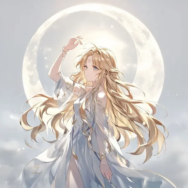 月光に舞うエルフの祈り