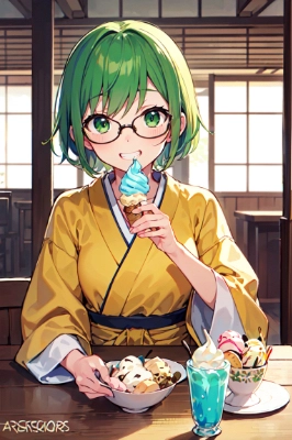 山田真耶　アイス