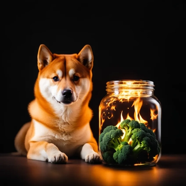 ブロッコリー犬