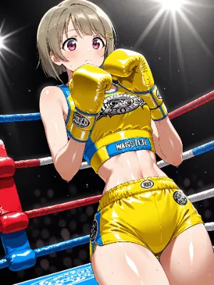 中須かすみ　ボクシング