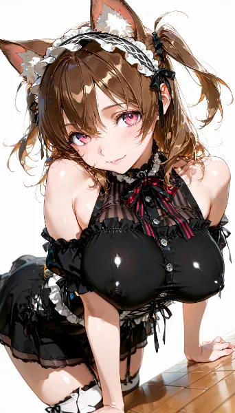 黒リボンも良いよね