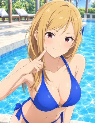 夏のプールで君を待つ特別な笑顔（百瀬莉緒）
