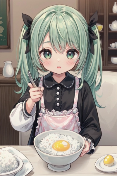 わたし、たまごかけごはん大好きだよ