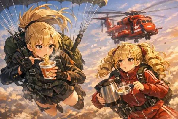 ”空”極のラーメン　ーー高度1万フィート、実食30秒ーー