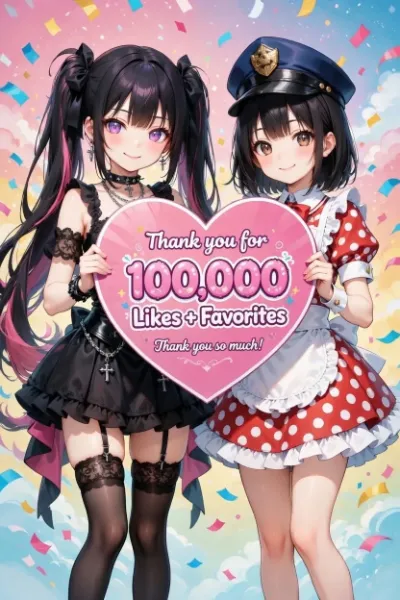 いいね+お気に入りの合計が100,000回達成記念