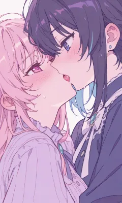 パステル百合キス3