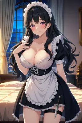 深夜のメイドと隠された刃の秘密