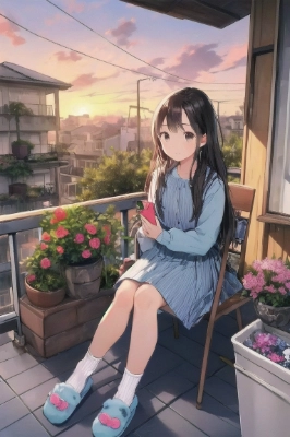 ベランダからの情景