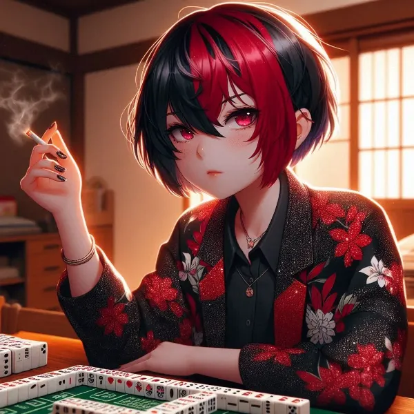 リーチ！一発！四暗刻！ツモリました🎵