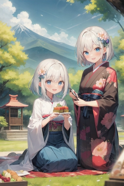 ピクニックで苺のタルト？