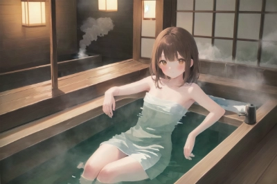 和風浴場