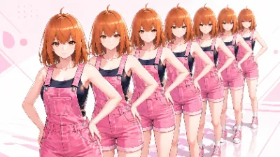 ピンクのクローン軍団