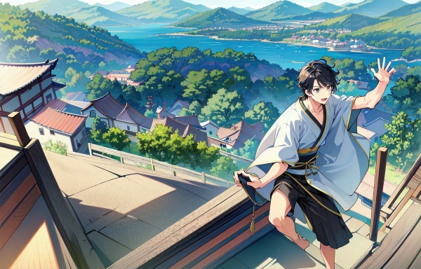 パルクールを嗜む江戸の将軍様