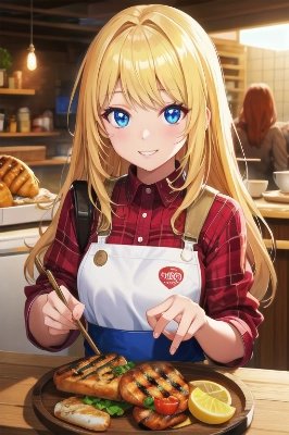 美少女　塩焼き