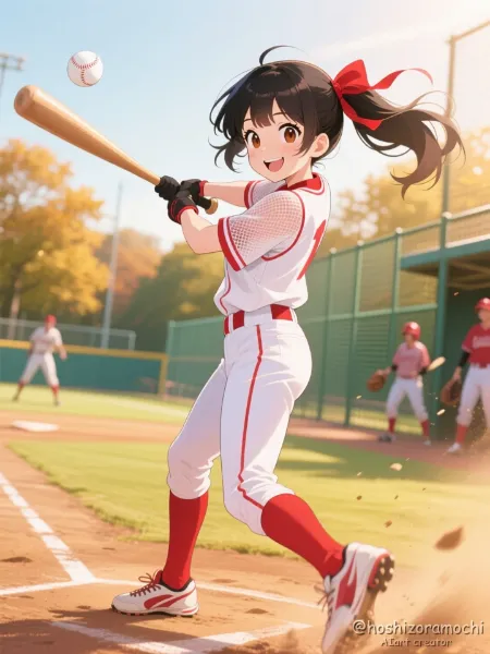 ダイヤモンドに輝く彗星⚾