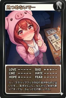 夜かーど「つめないで」…見