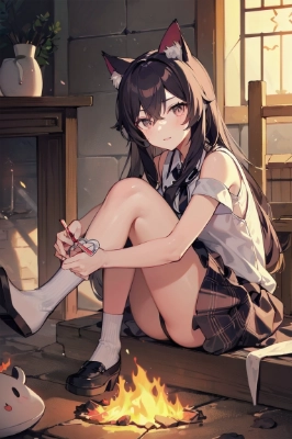 猫耳の少女