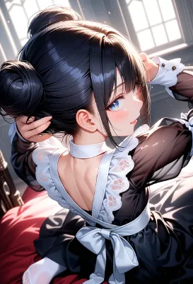 メイドの朝のひと時