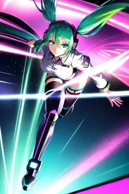 初音ミクのサイバー戦士
