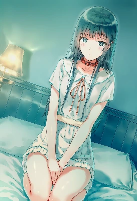 正座する清楚ちゃん