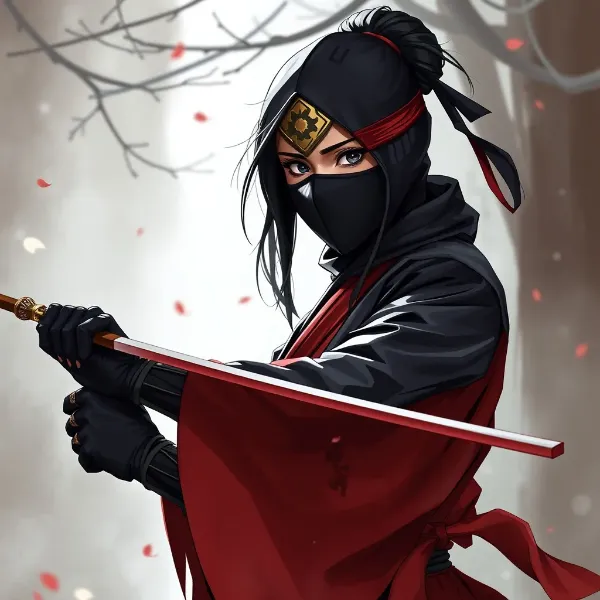 紅蓮の忍び、桜舞う影の決闘