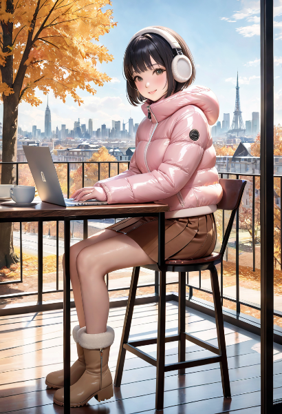 カフェでお仕事