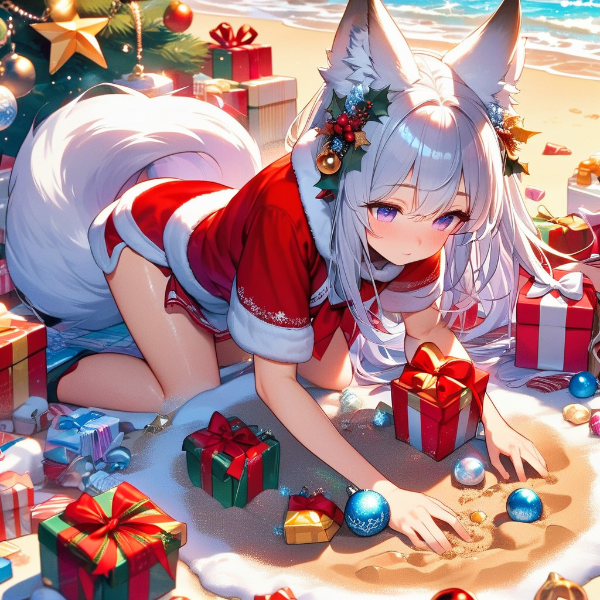 プレゼント埋めてます