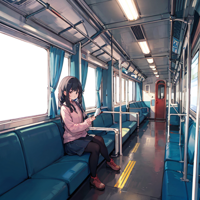 朝の電車