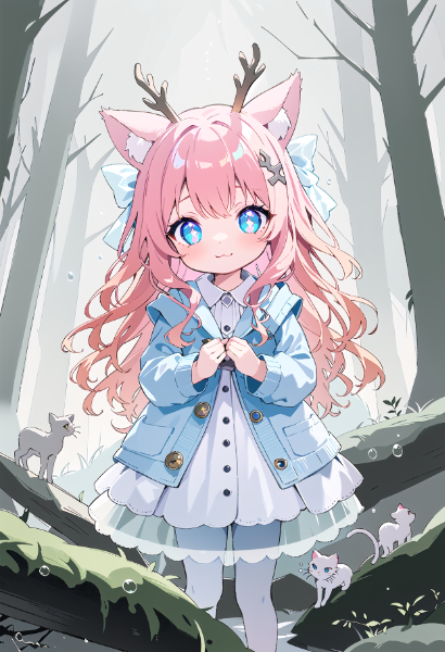 鹿角も可愛い♡