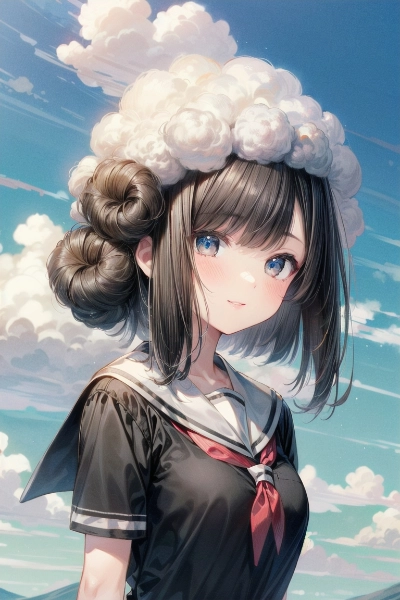 ひつじ雲帽子？